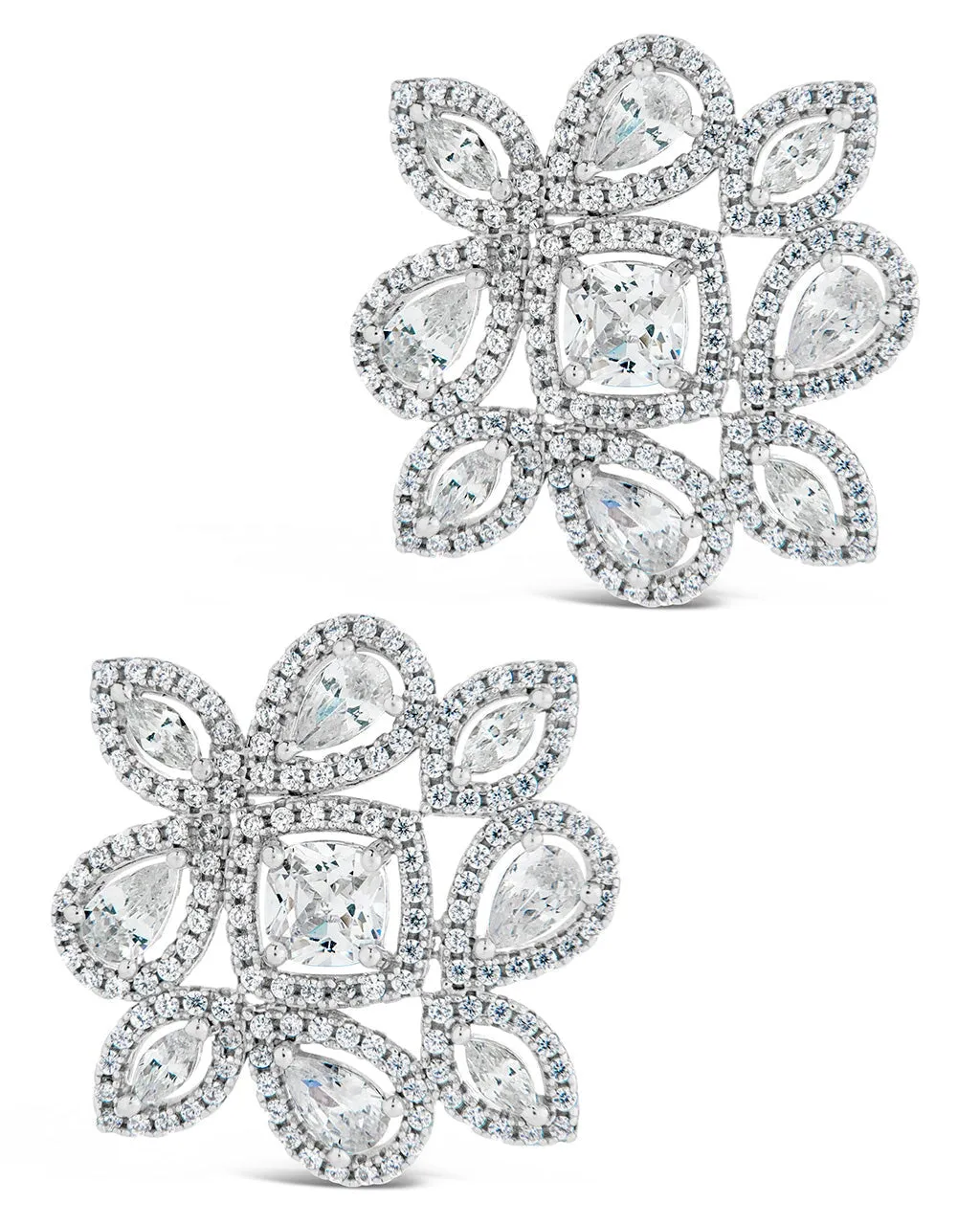 Kelsea CZ Statement Studs Earrings