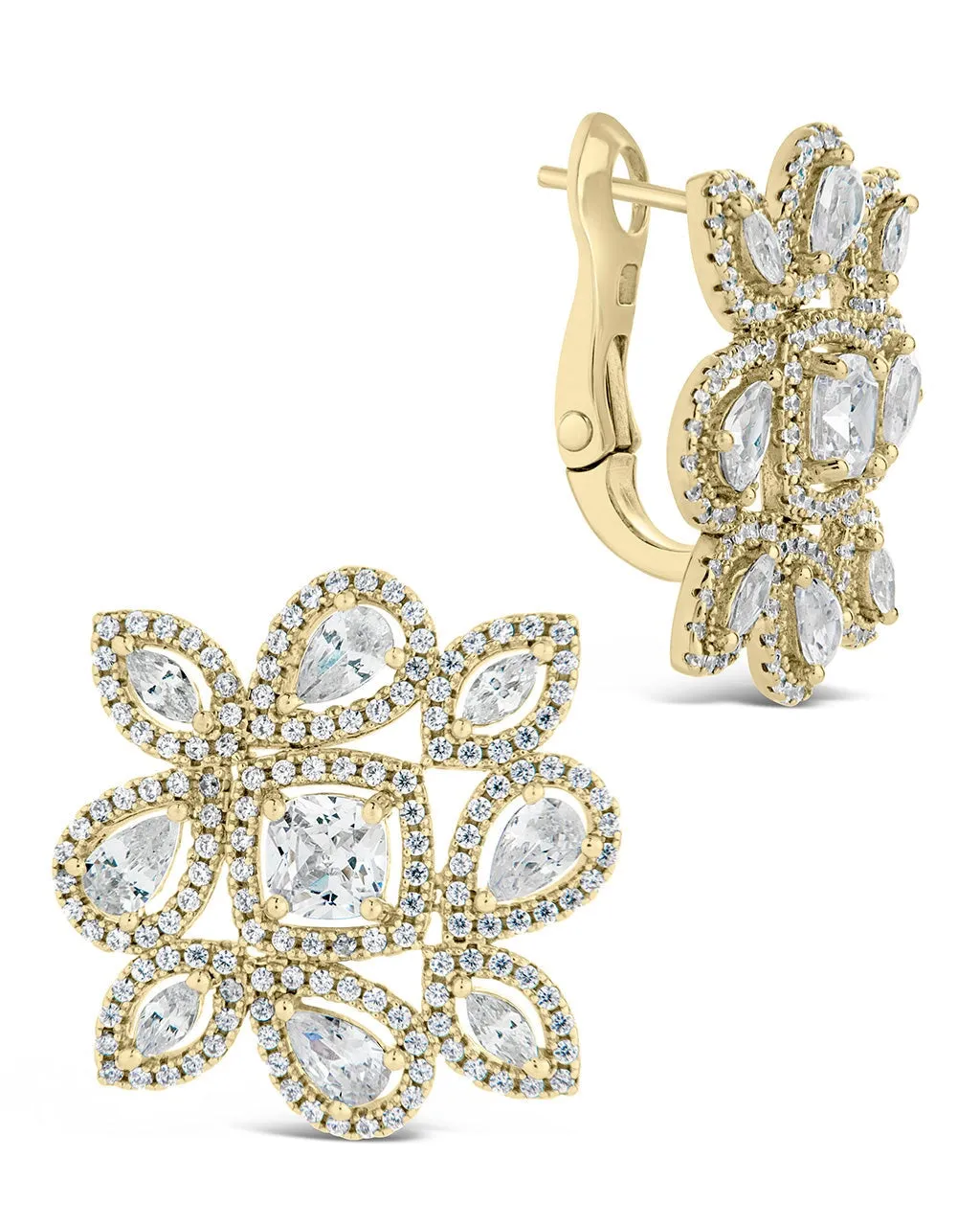 Kelsea CZ Statement Studs Earrings