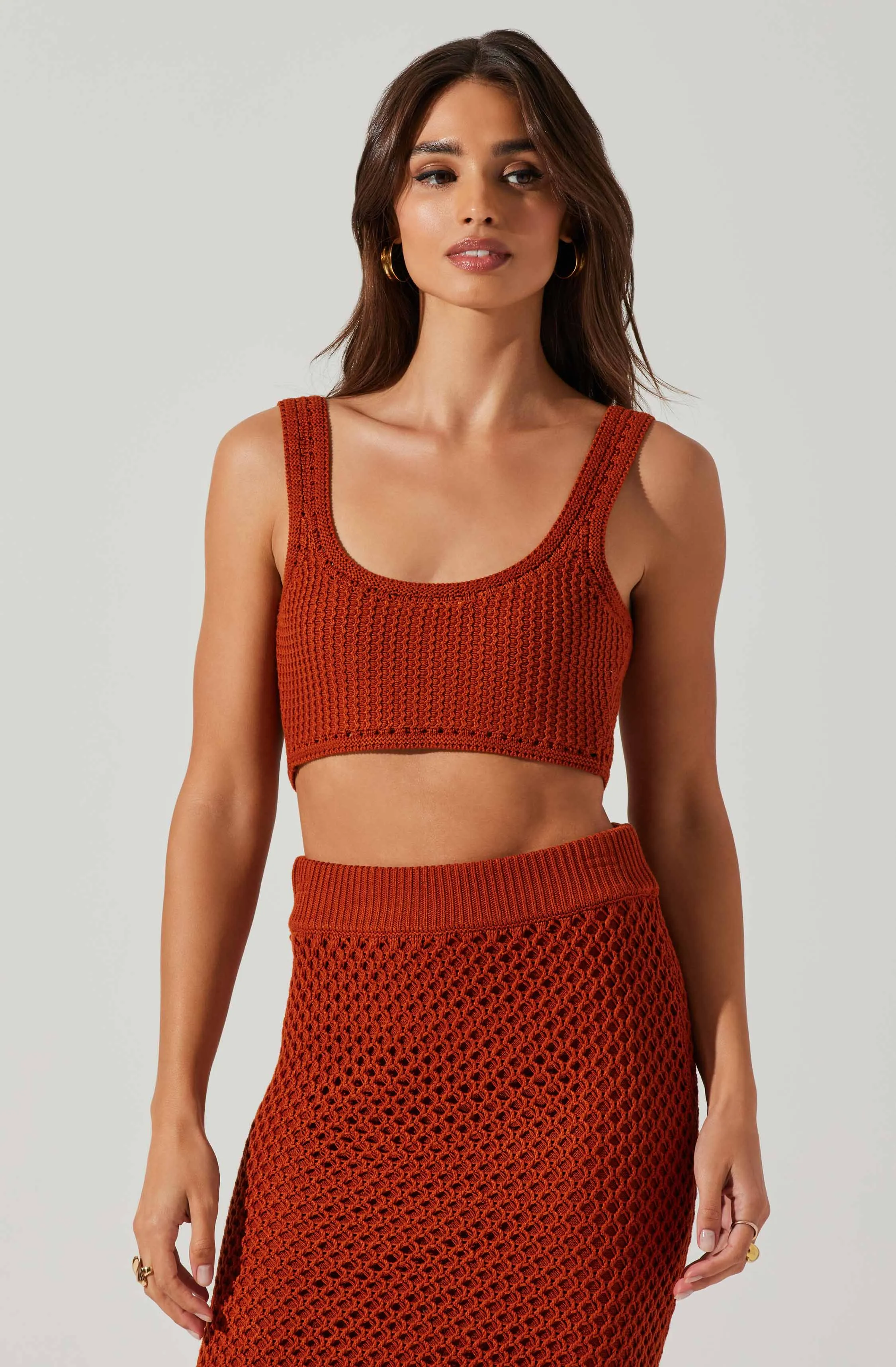 Kendelle Crochet Crop Top