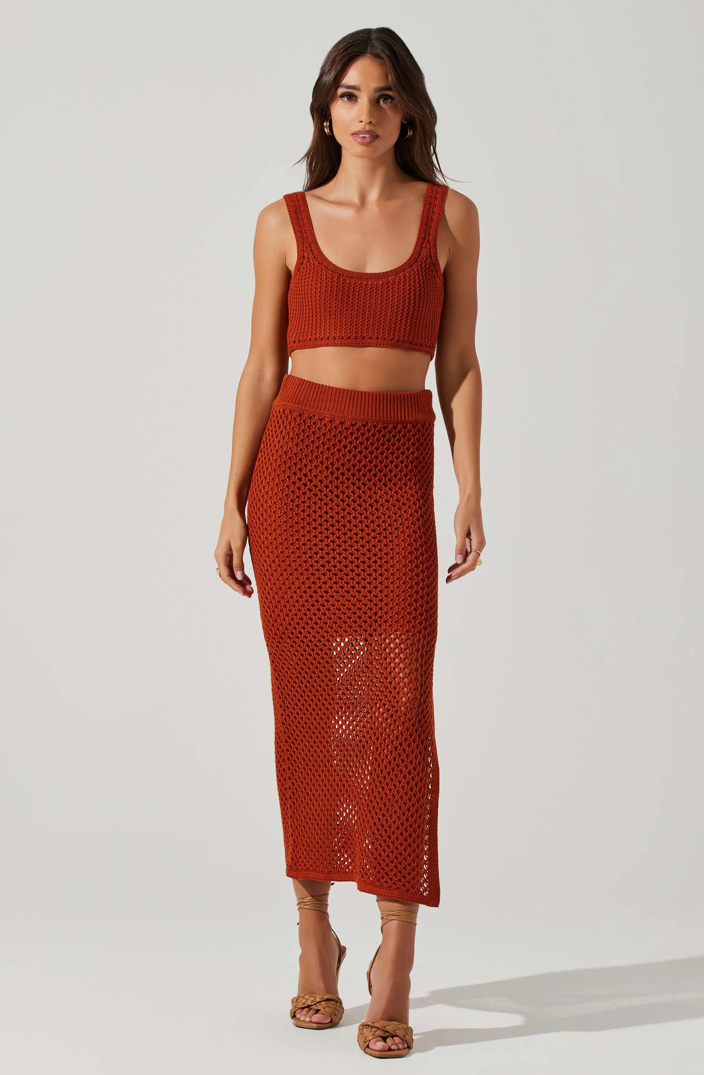 Kendelle Crochet Crop Top