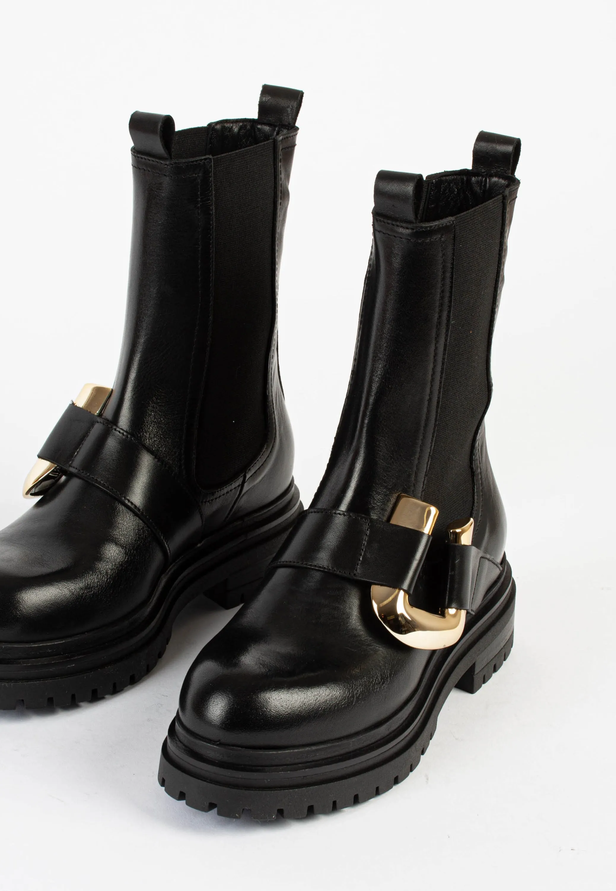 Kennedy Black Chelsea Boots