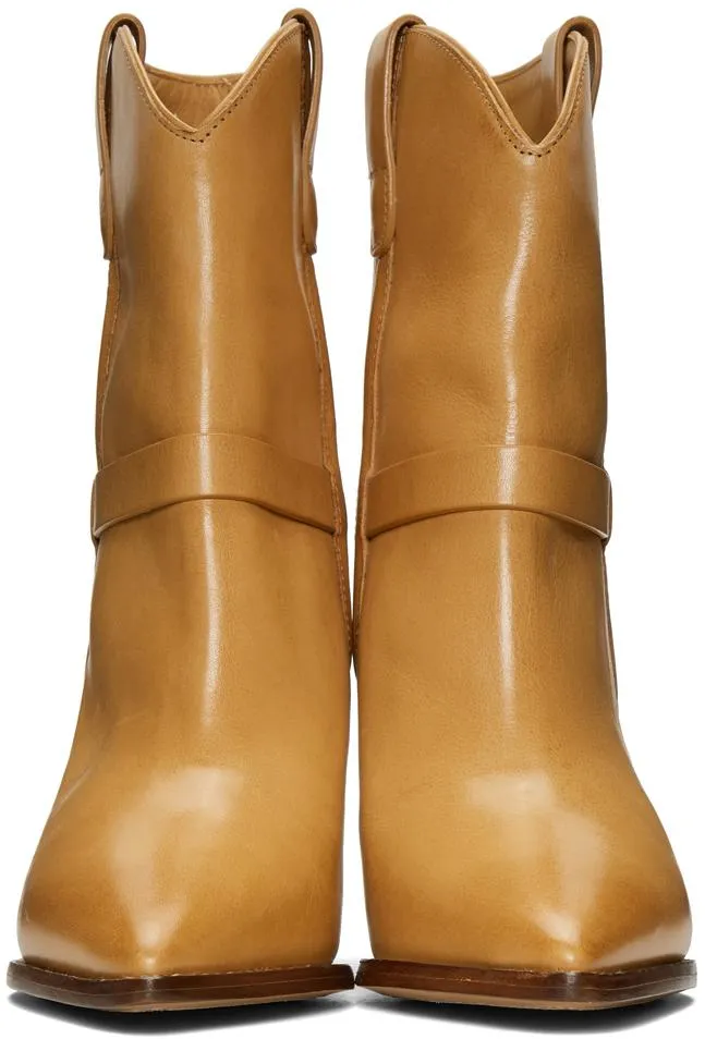 'Lamsy' Boots - Yellow/Tan, White, Black, Red