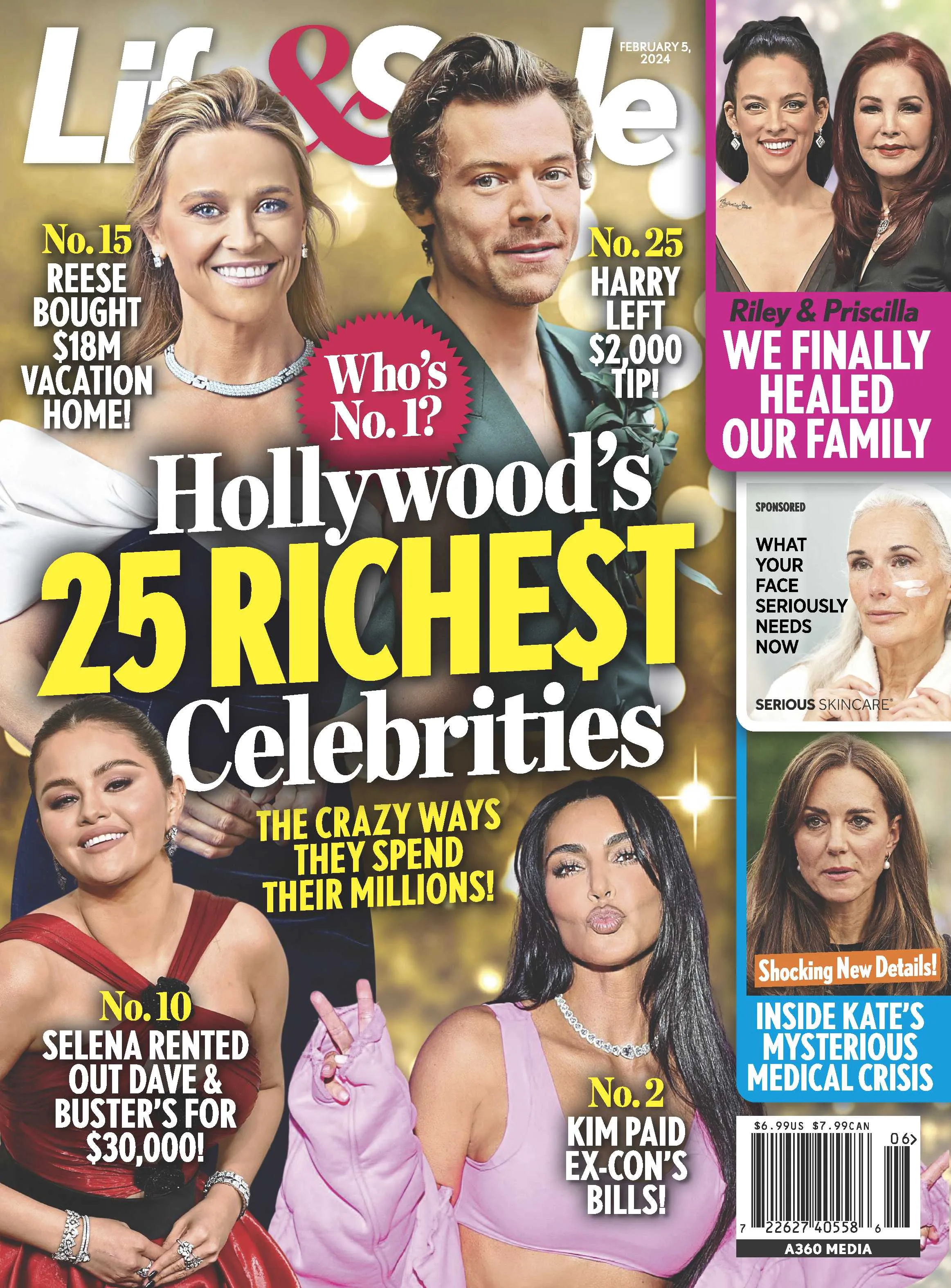 Life & Style - 02.05.24 Hollywood's 25 Richest Celebrities