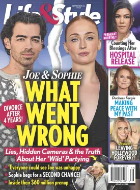 Life & Style - 09.25.23 Joe Jonas and Sophie Turner What Went Wrong