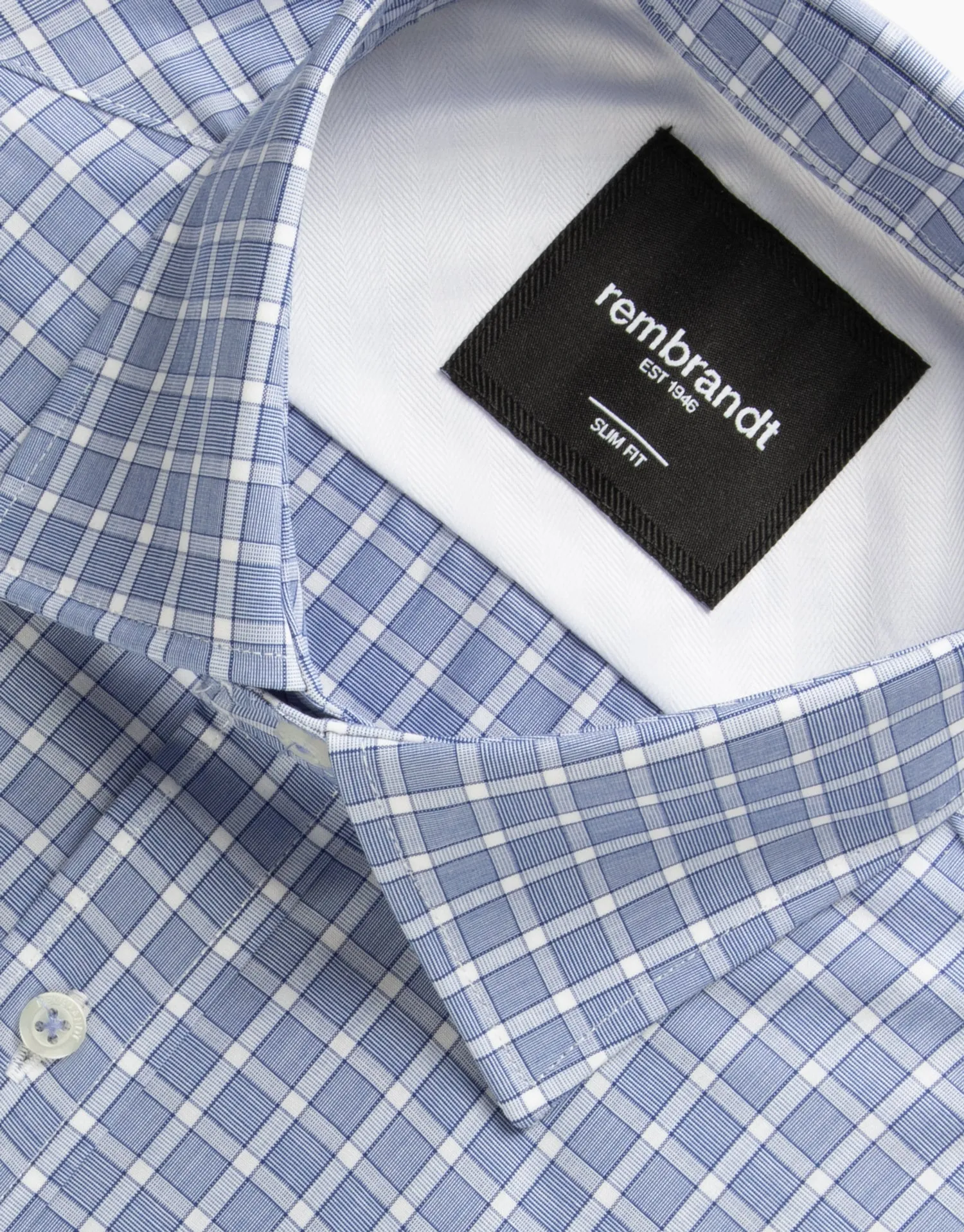 London Blue & White Check Shirt