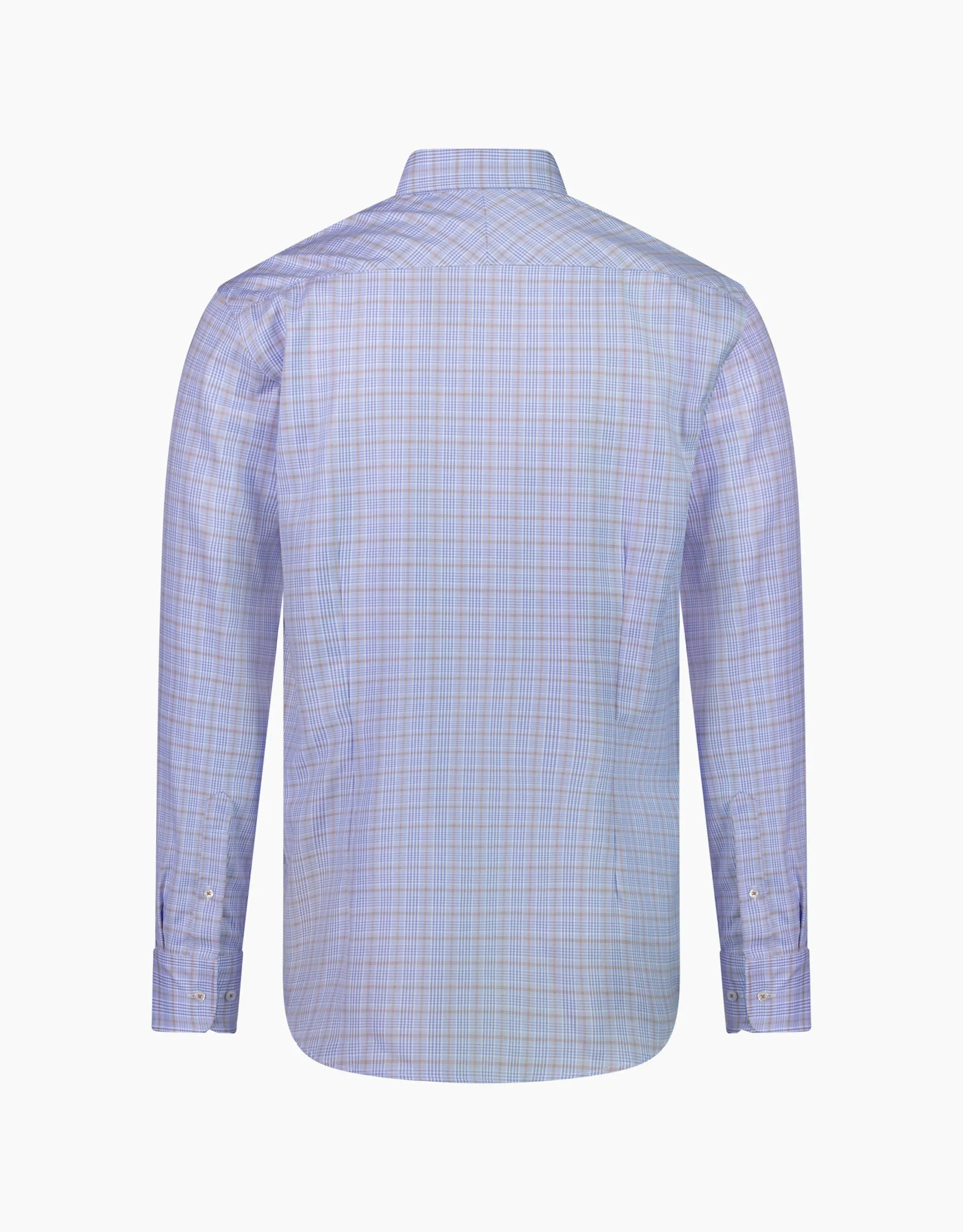 London Brown & Blue Check Shirt