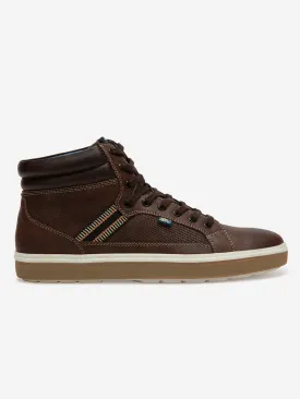 Men's Brown Low Top Lace Up Casual (IX1019)