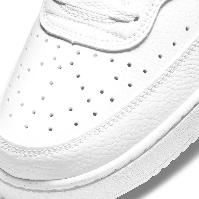 Men's Court Vision Low Next Nature White/Black/White