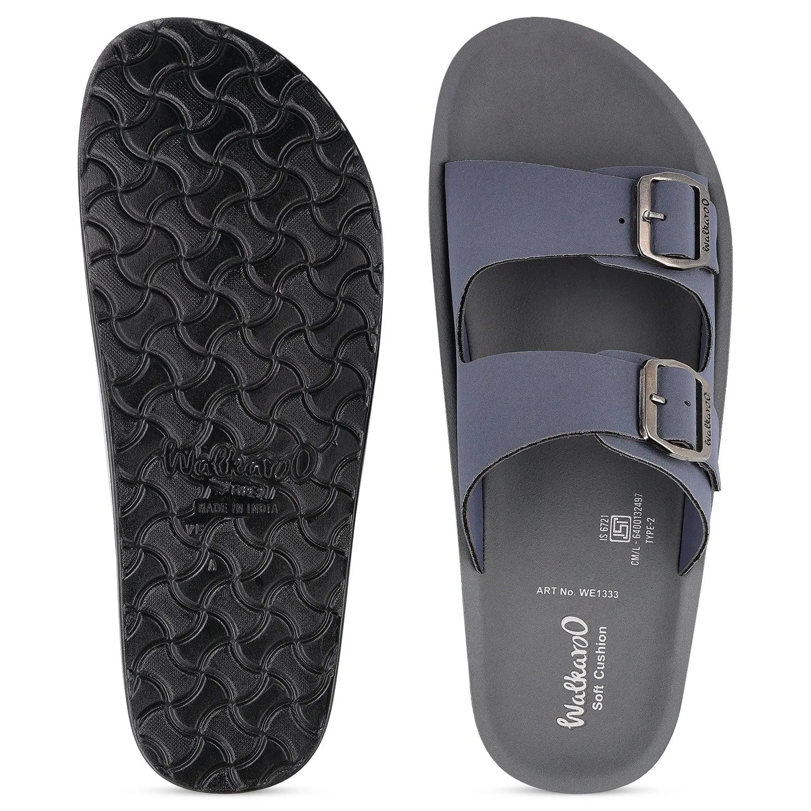 Men's Daily Wear Sandals - WE1333 Blue Grey