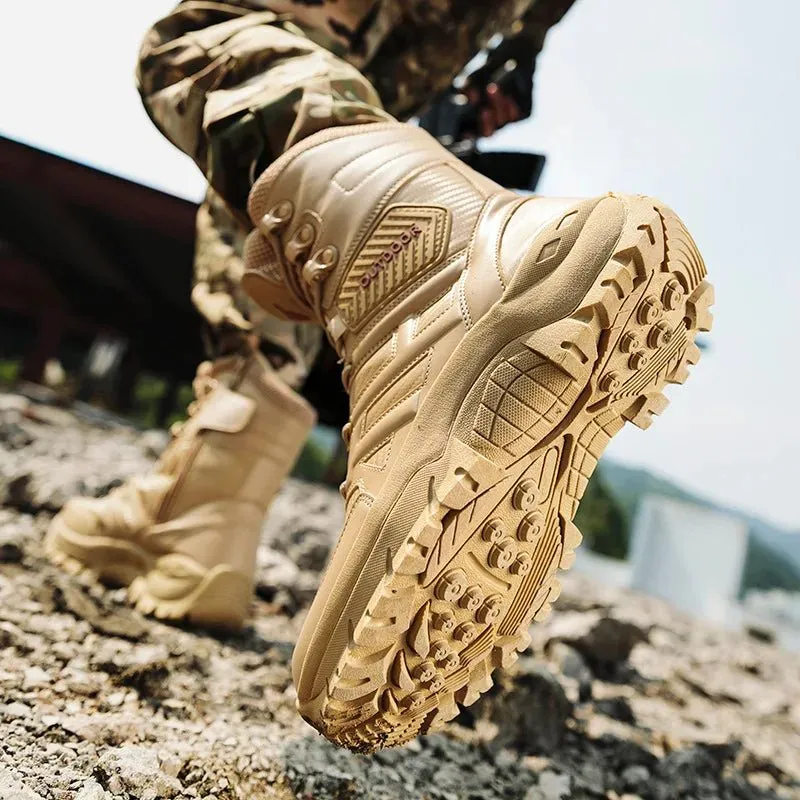 Men's field boots men's high top outdoor shoes men's combat boots field desert special professional training tactical boots