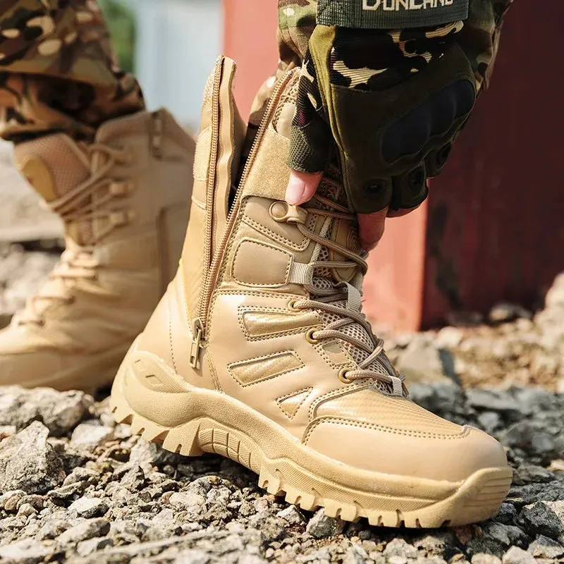 Men's field boots men's high top outdoor shoes men's combat boots field desert special professional training tactical boots