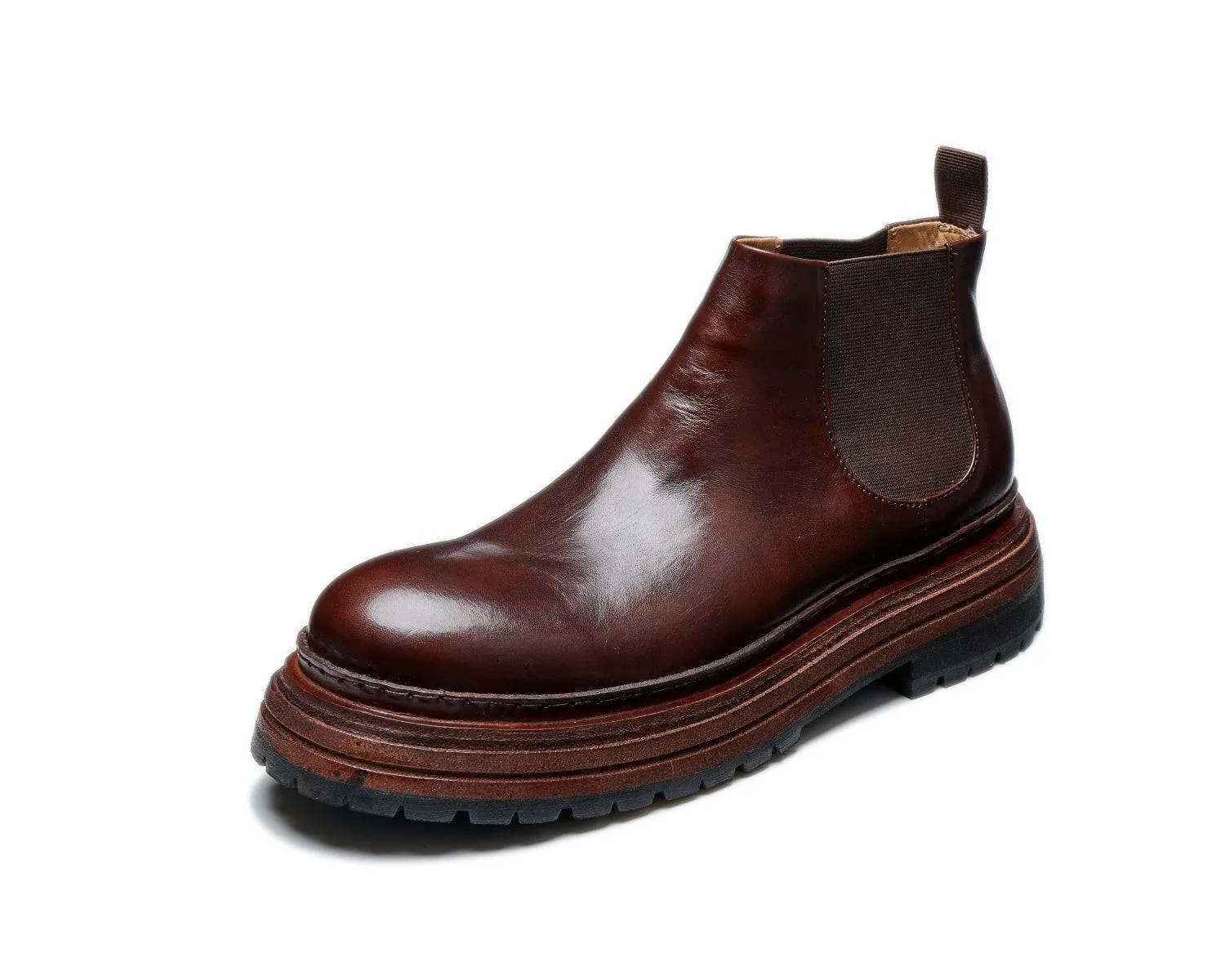 Men's Full-Grain Horsehide Leather Chelsea Boots | Goodyear Welt Construction