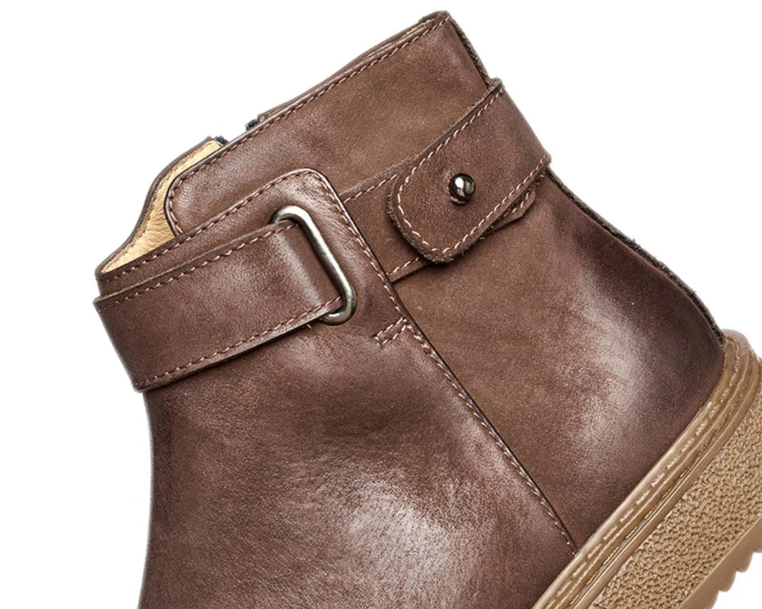 Men's Leather Chelsea Boots with Zipper - Goodyear Welt Construction