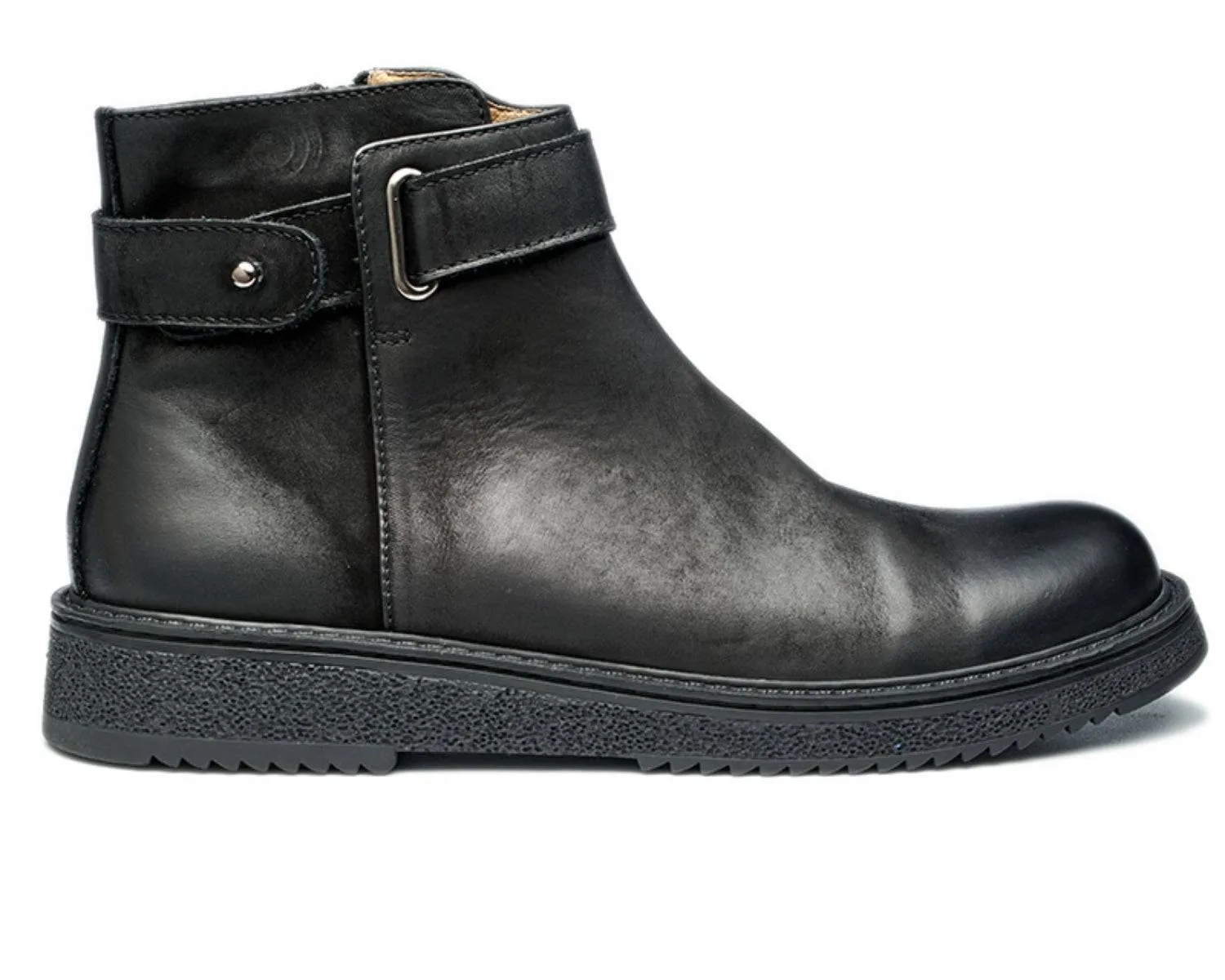 Men's Leather Chelsea Boots with Zipper - Goodyear Welt Construction