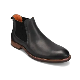 Men's Lodge Plain Toe Black Crazy Horse