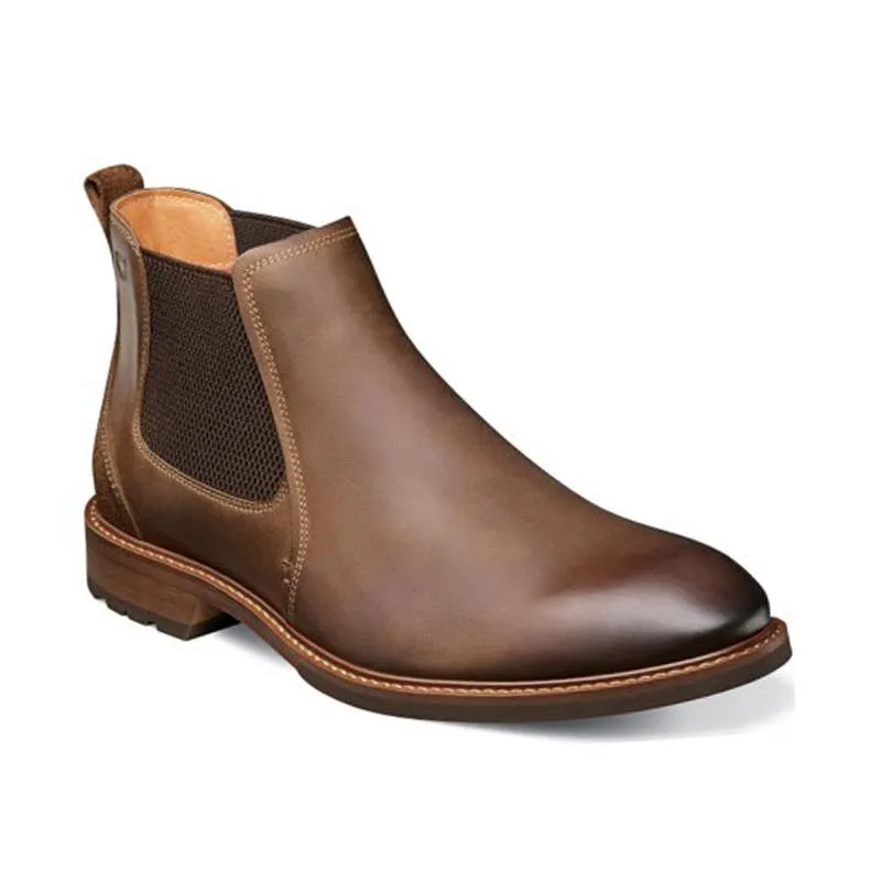 Men's Lodge Plain Toe Brown Crazy Horse