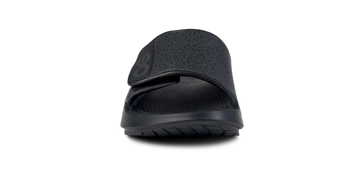 Men's OOahh Sport Flex Sandal - Black Labyrinth (SALE)