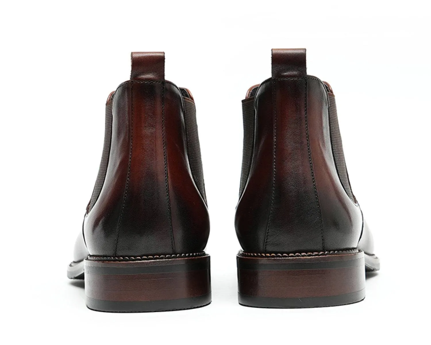 Men's Vintage-Style Leather Boots - Durable Skin Boots for Casual Wear