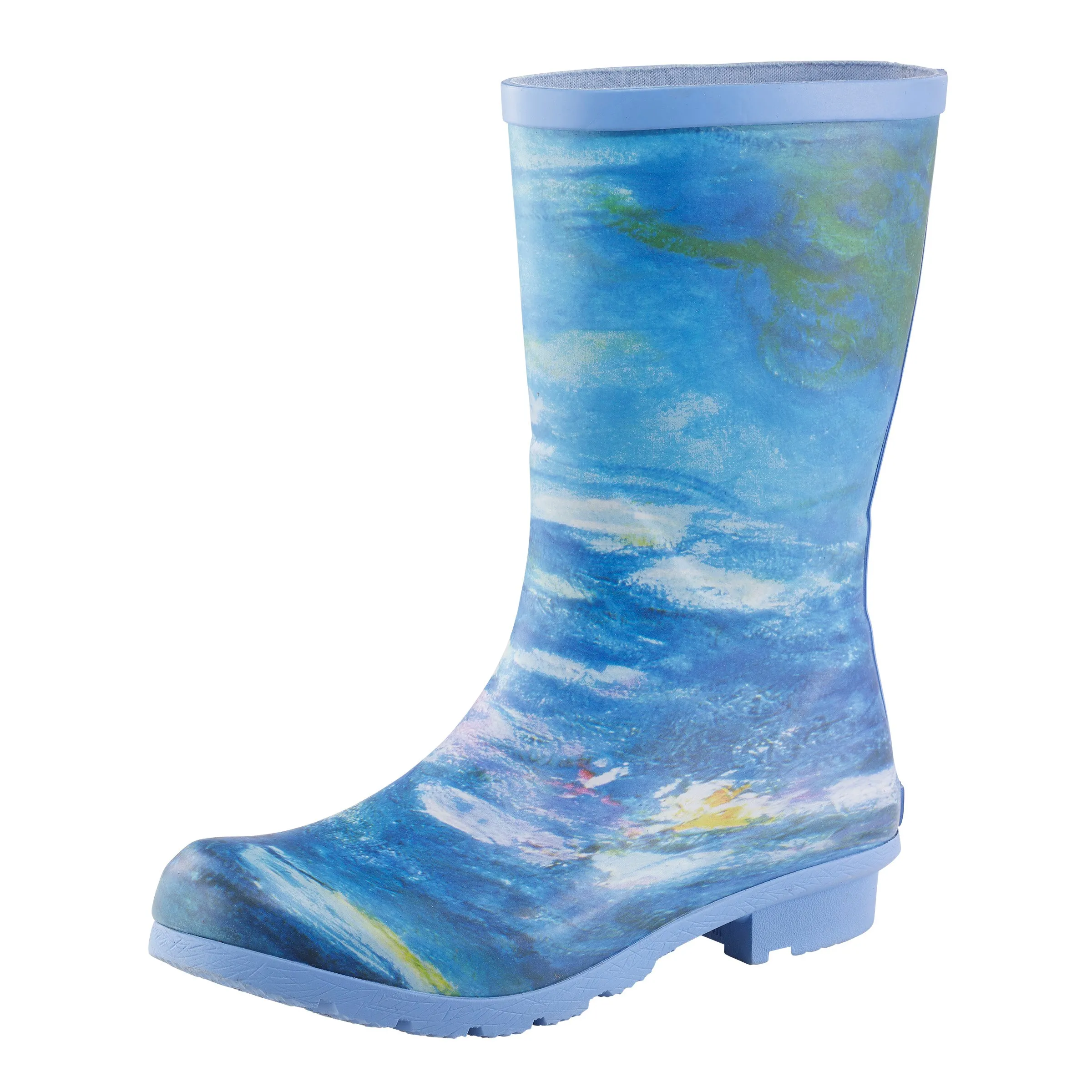 Monet Waterlilies Mid-Calf Rain Boot