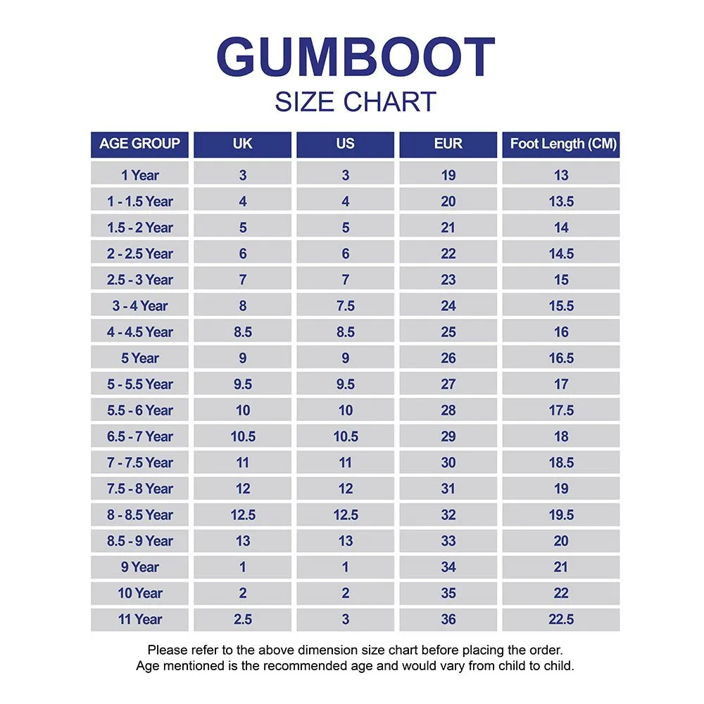 Ms. Dotty Curve ,  Flexible Rubber Rain Gumboots for Toddlers and Kids