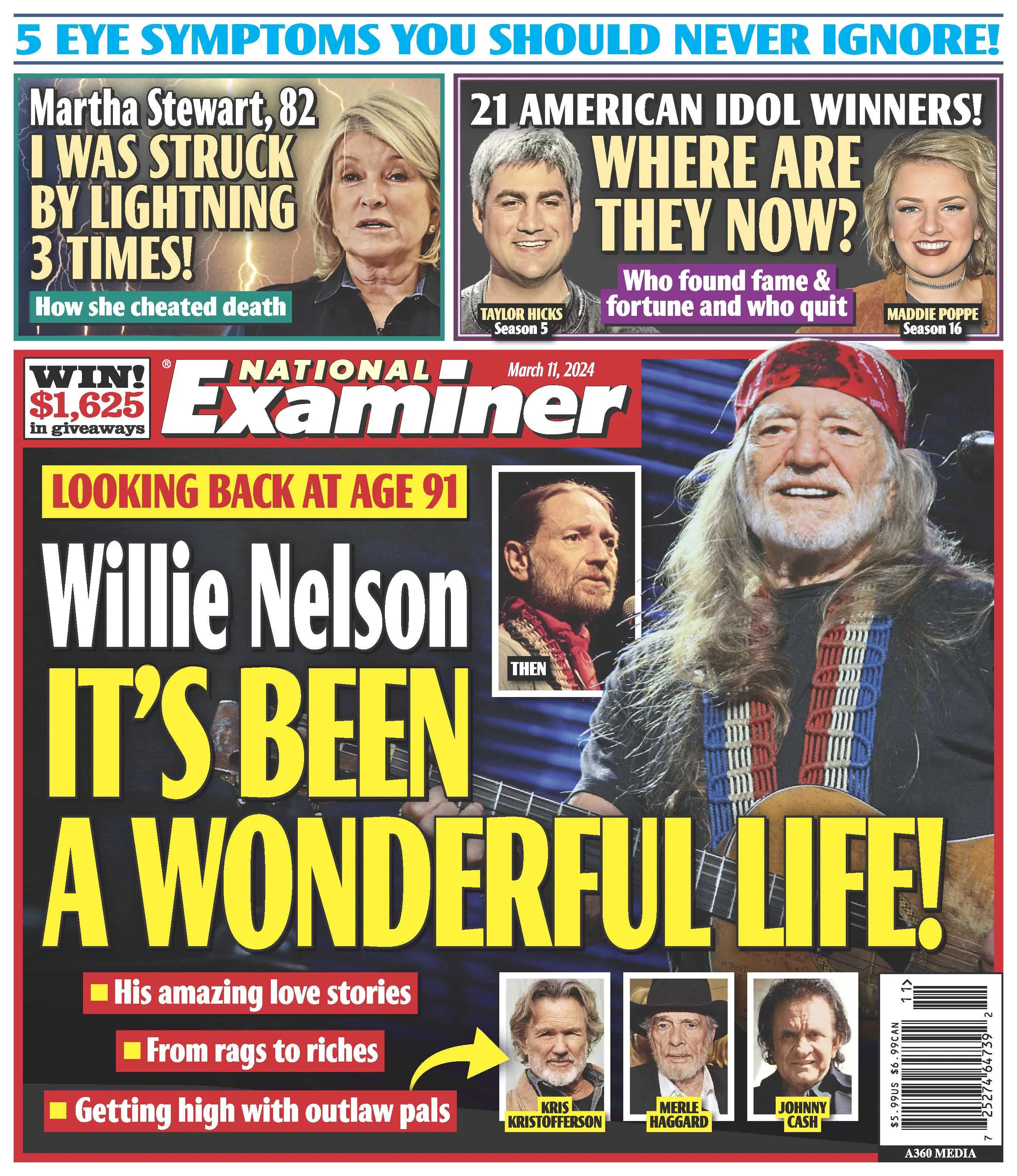 National Examiner - 03.11.24 Willie Nelson Its Been a Wonderful Life