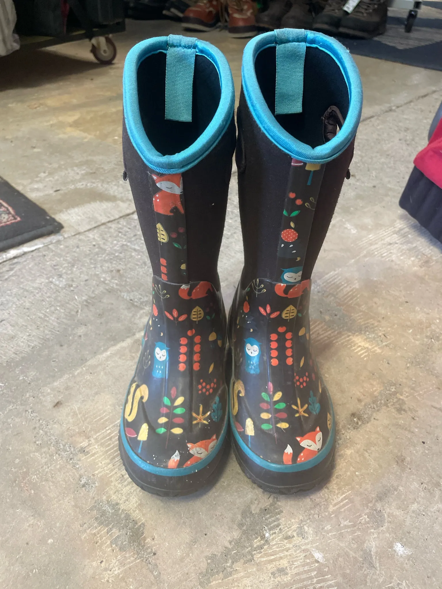 Oaki Rain/Muck Boots Girl's 10