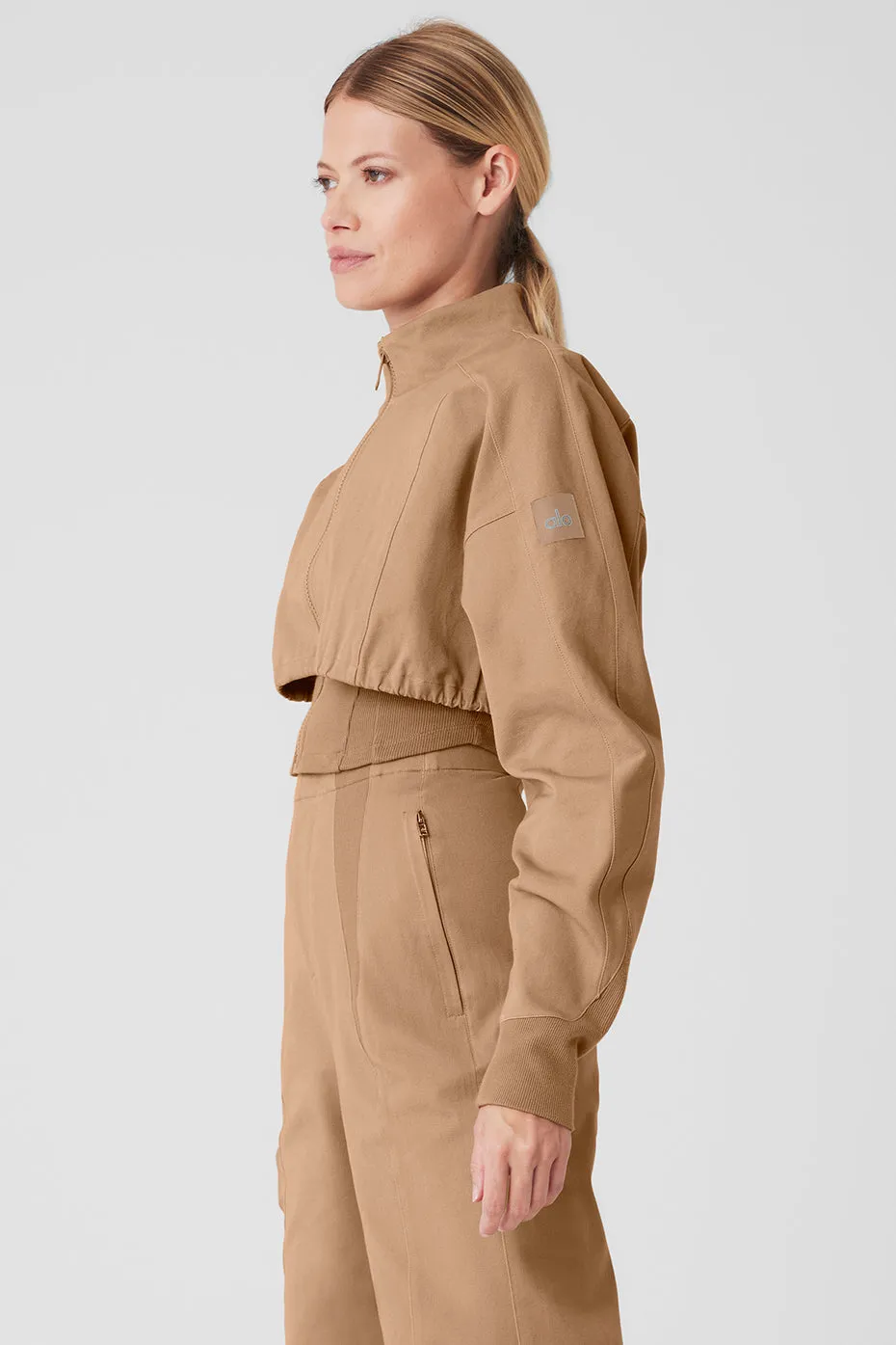 On Point Moto Jacket - Toasted Almond