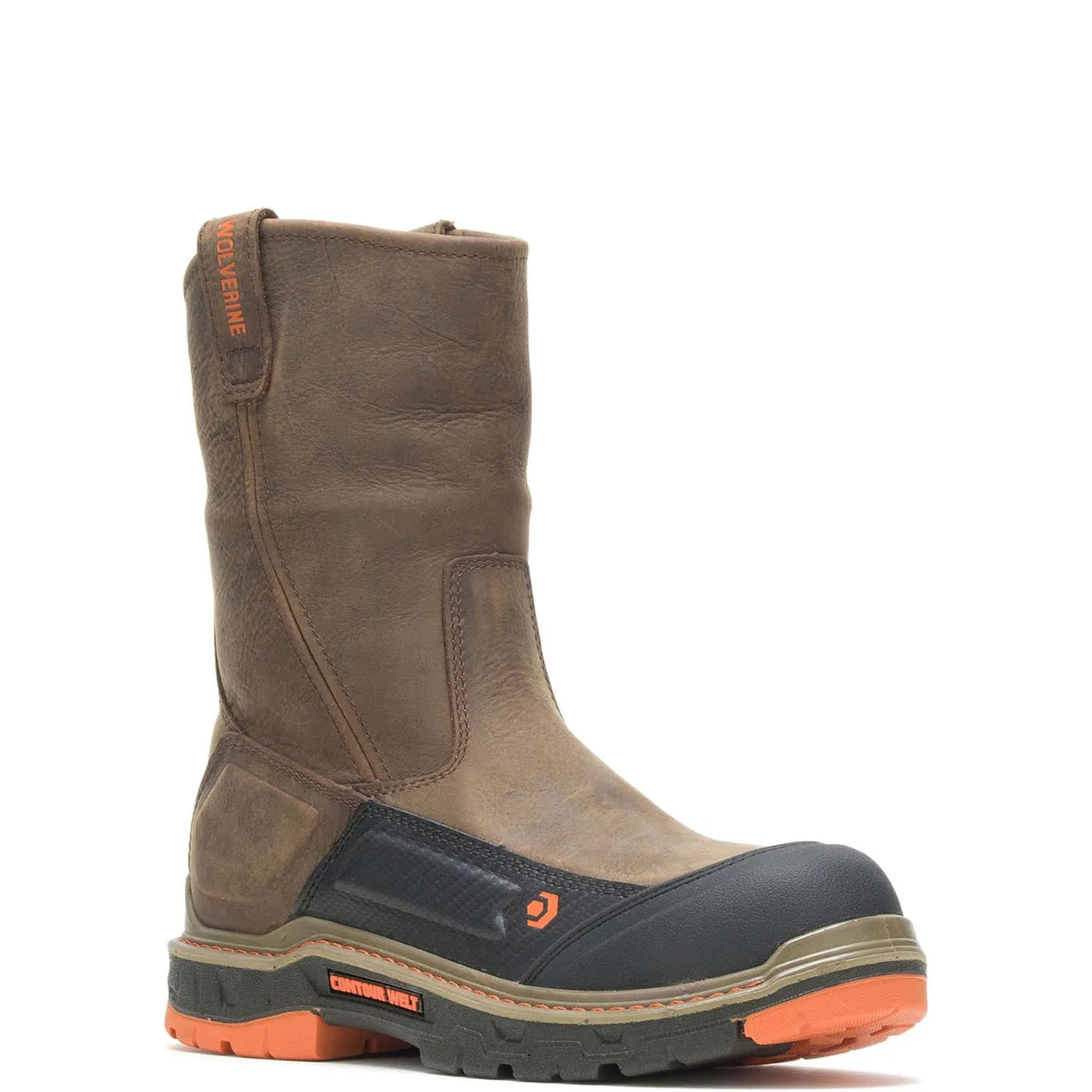 Overpass CarbonMAX® Toe Waterproof Pull-On Work Boot Brown