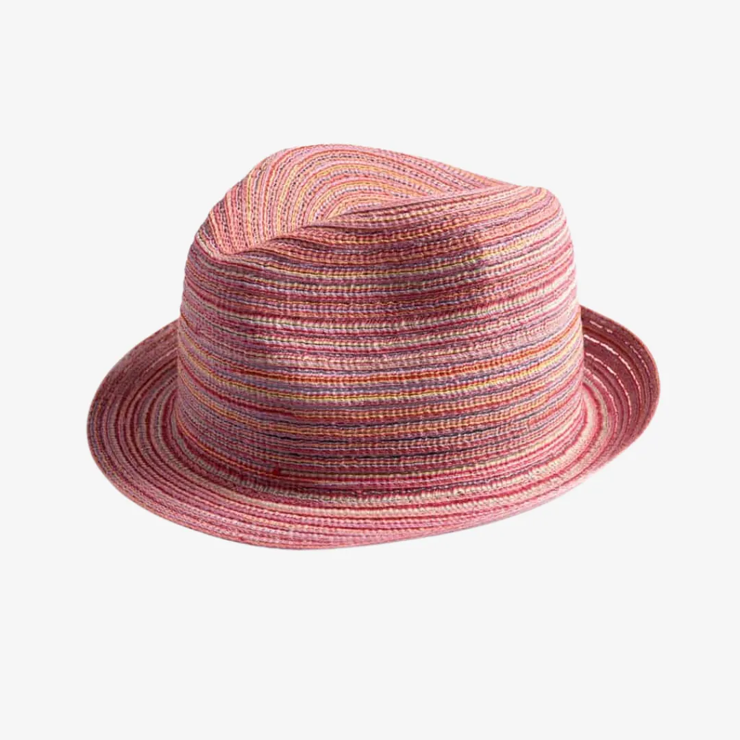 Penny Fedora | Sunrise Stripe