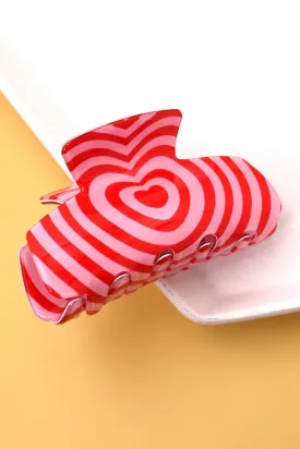 SWIRL HEART CLAW CLIP