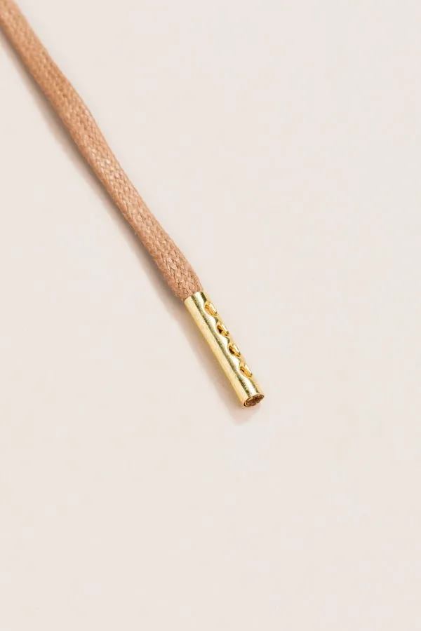 Taupe | 4 mm Round Waxed Shoelaces