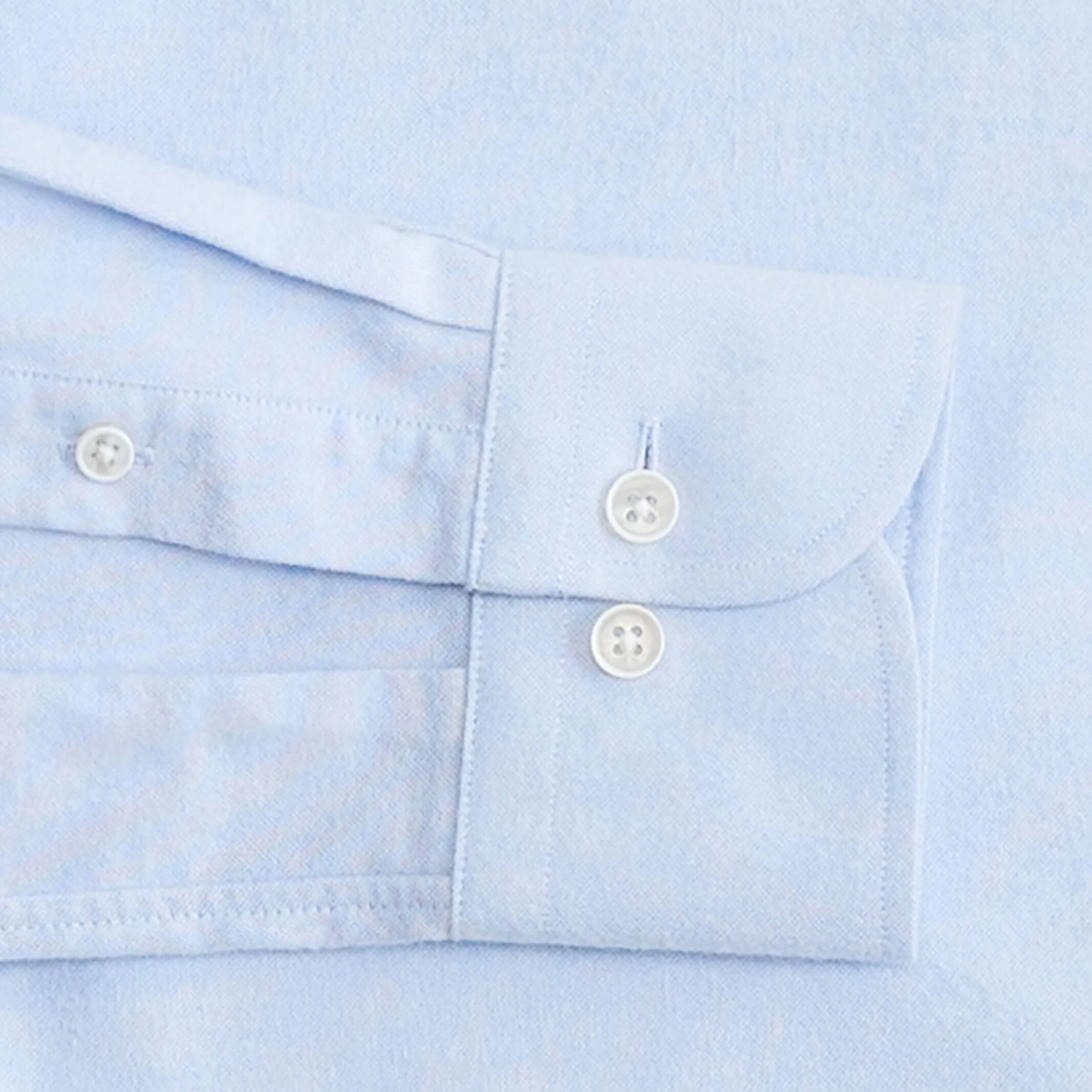 The Light Blue Besler Brushed Oxford Custom Shirt