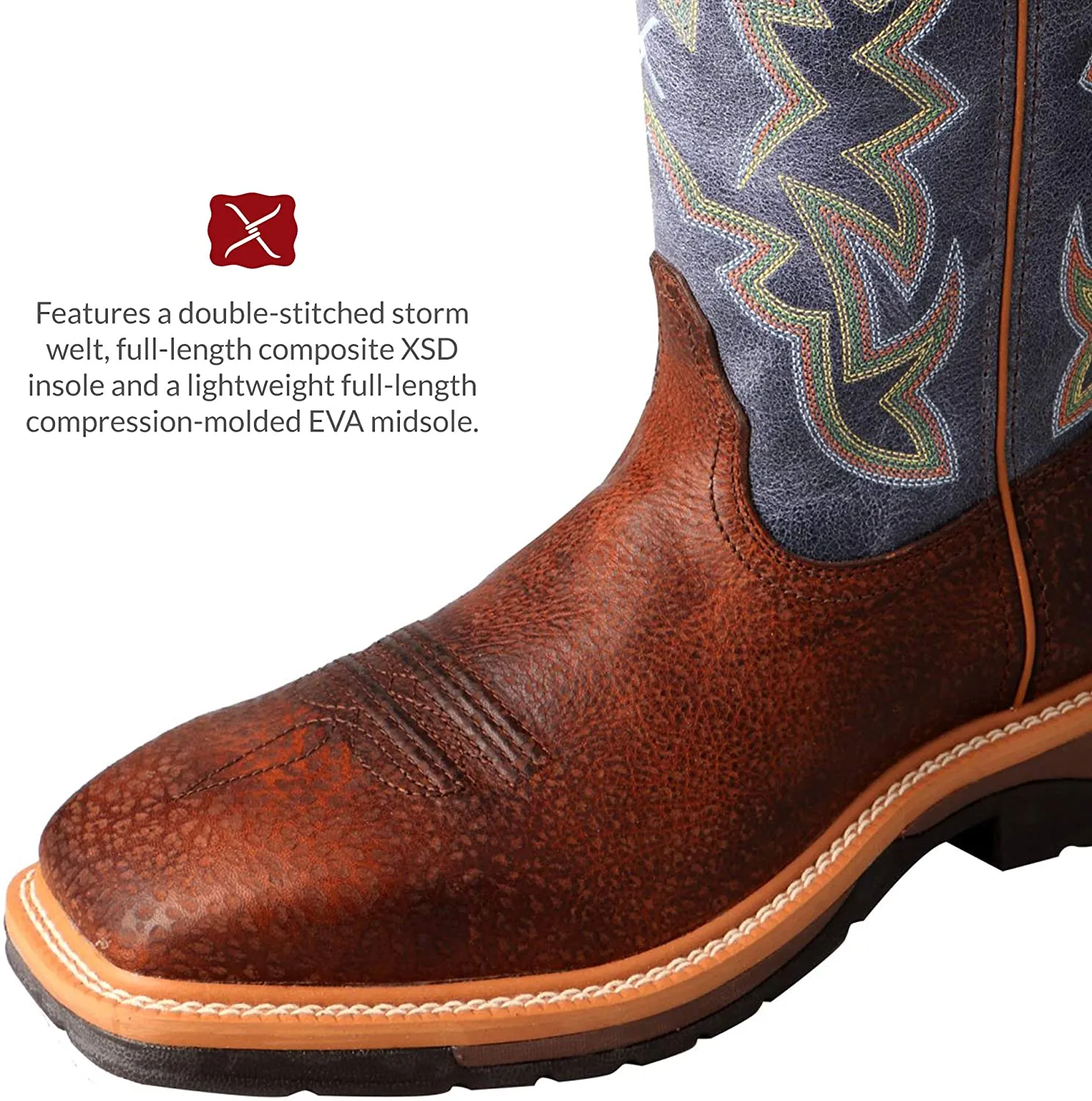 Twisted X Men's Steel Toe Western Work Boot