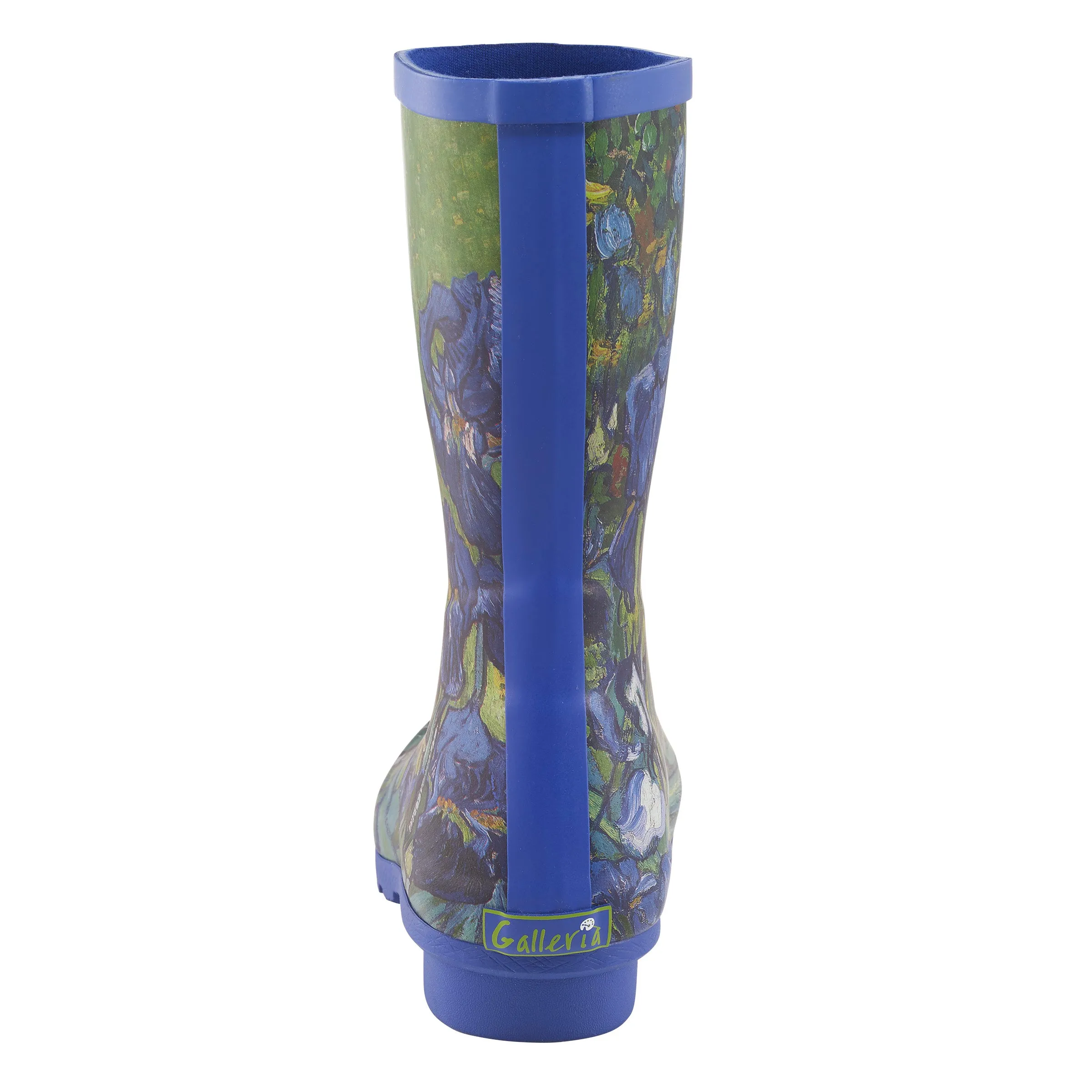 Van Gogh Irises Mid-Calf Rain Boot