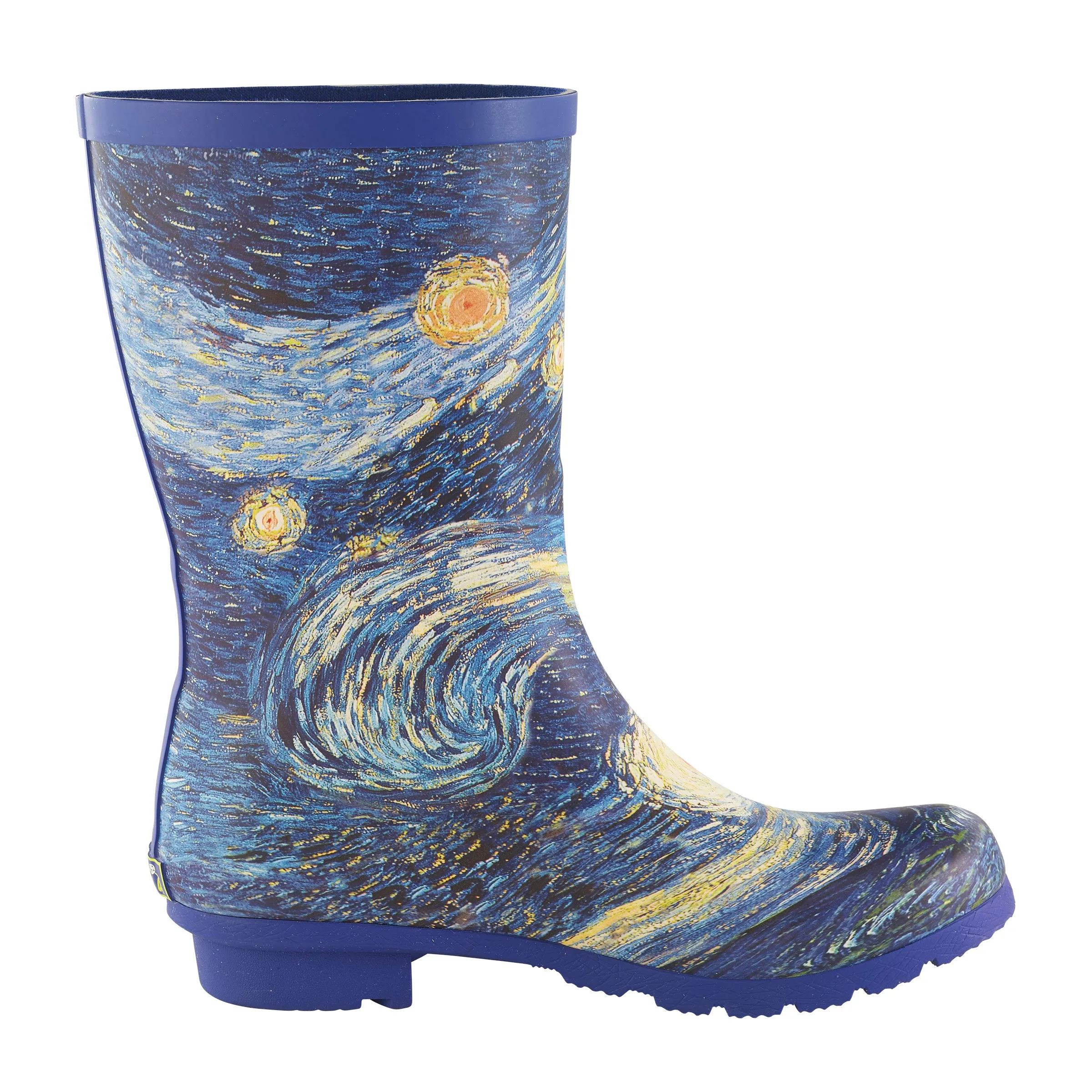 Van Gogh Starry Night Mid-Calf Rain Boot