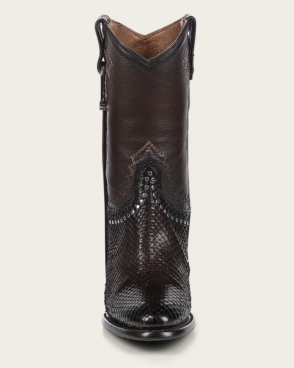 Western Style brown exotic boot