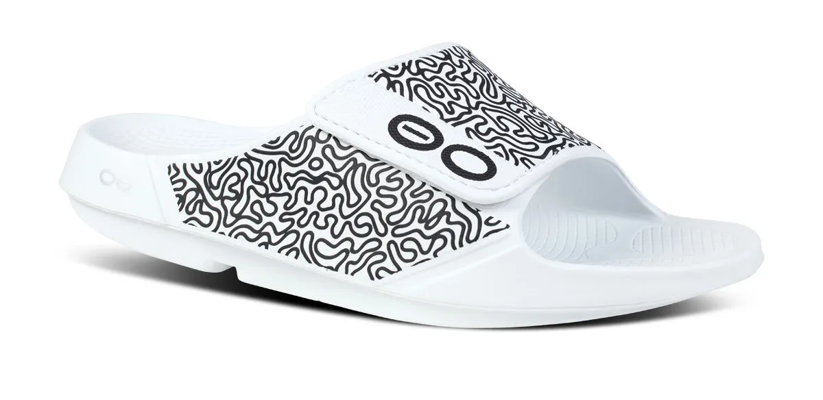 Women's OOahh Sport Flex Sandal - White Labyrinth